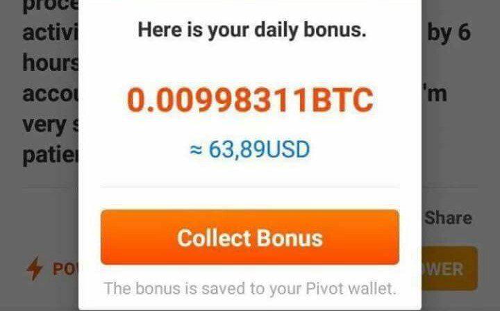 Earn 4 Bitcoin With Pivot Daily Without!    Investement Money Fast And - 